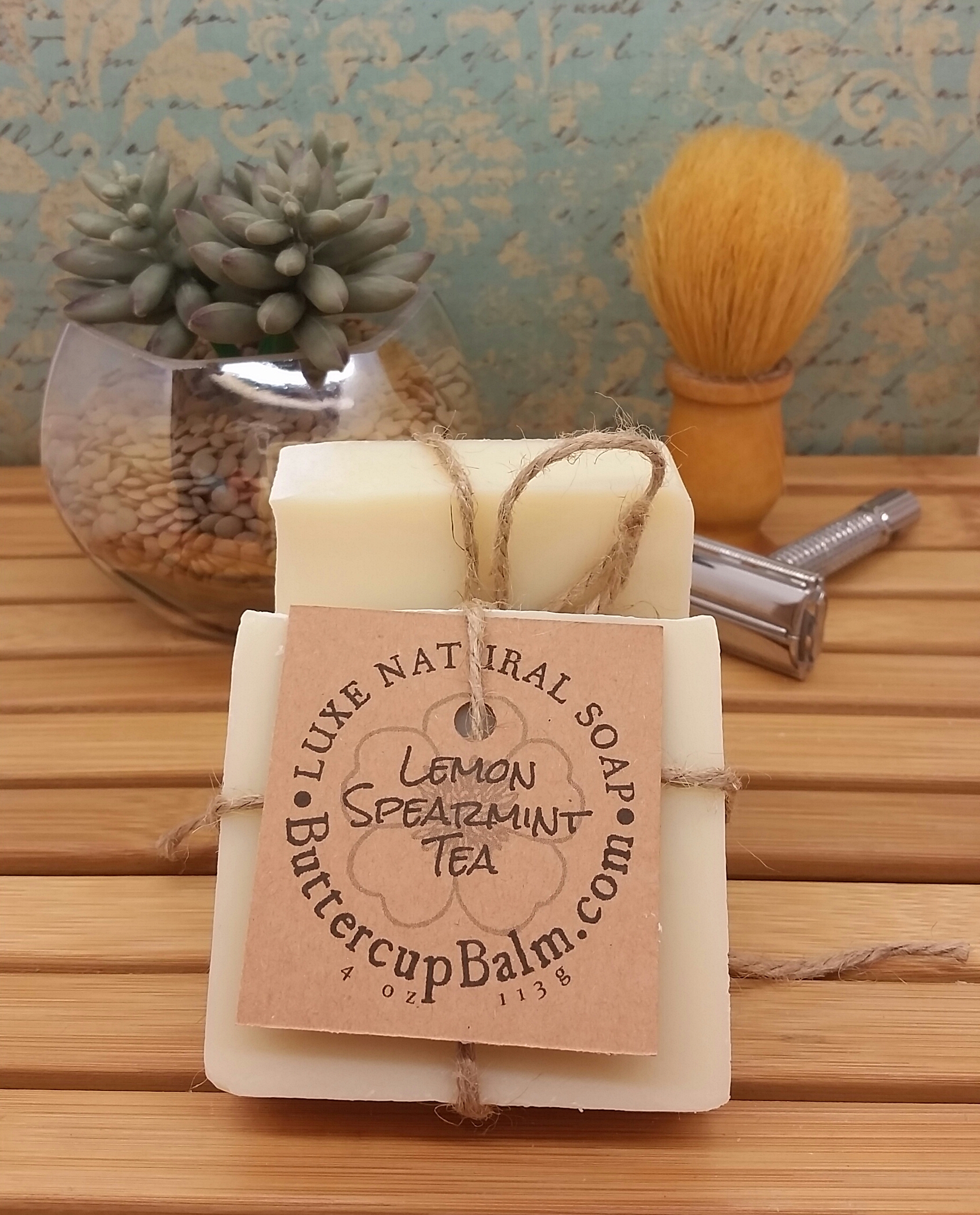 Handmade Soap Luxe Natural Soap made with Cocoa, Shea and Mango Butters.