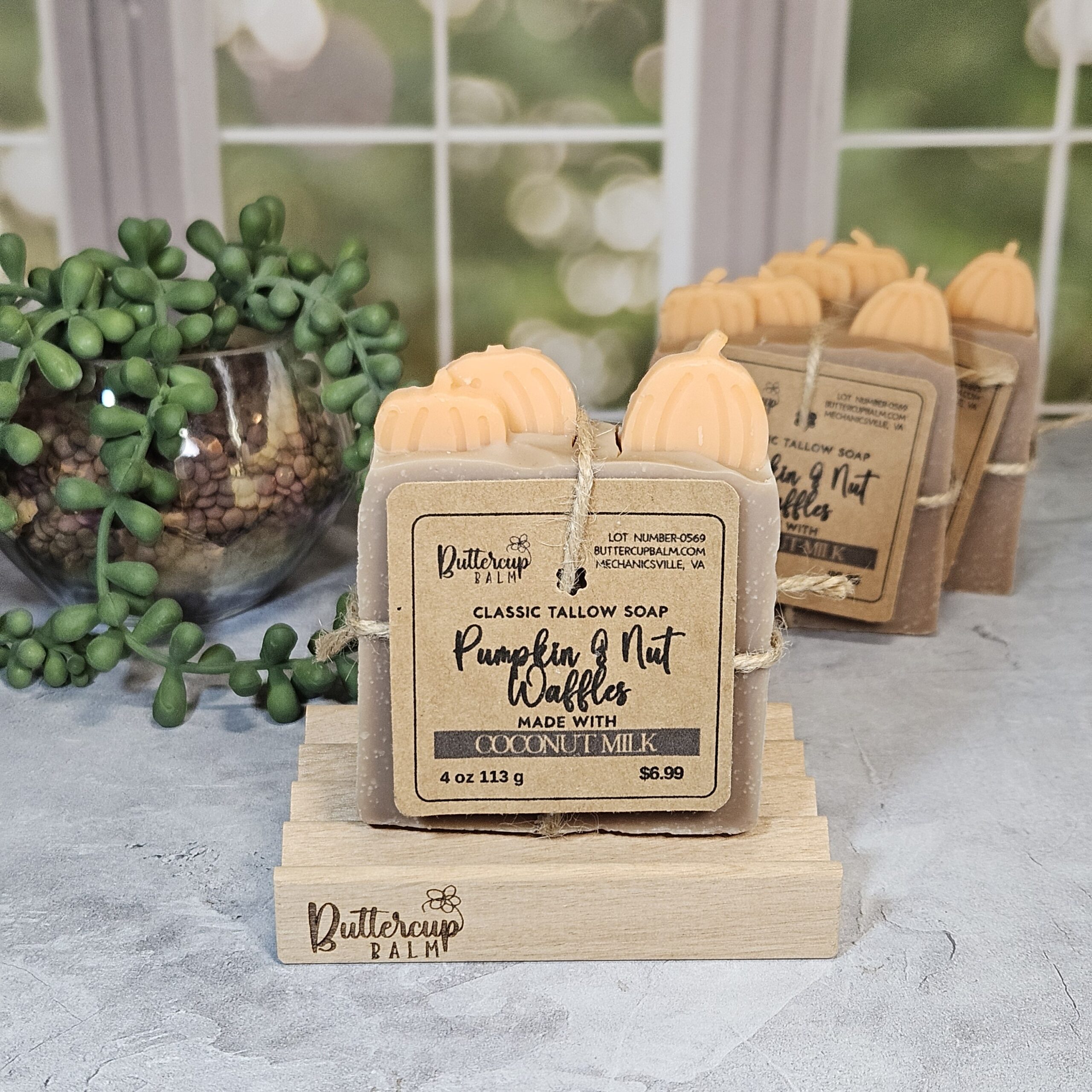 Pumpkin Nut Waffle Soap by ButtercupBalm.com