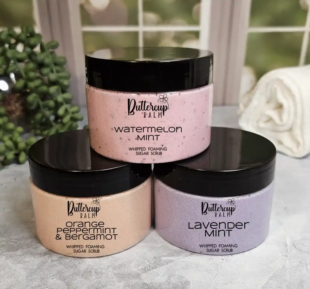Whipped forming-Sugar scrub
